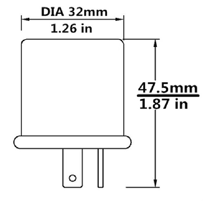 12V ELECTRONIC INDICATOR FLASHER / HAZARD RELAY CLASSIC CAR WITH OE CLICK
