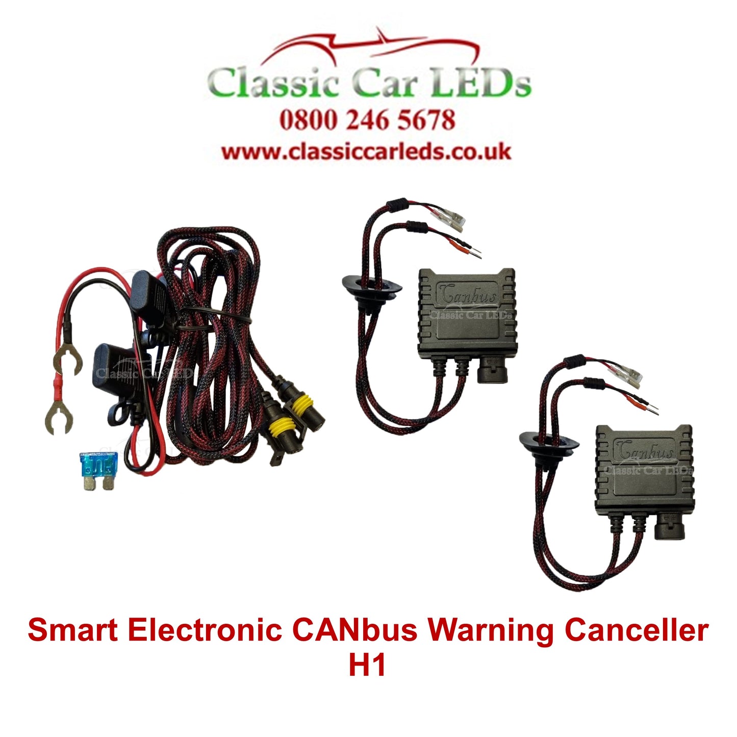 Intelligent Electronic CANbus LED and HID Headlight OBC Warning cancellers H1, H4, H7, H8, H9, H11, HB3, HB4