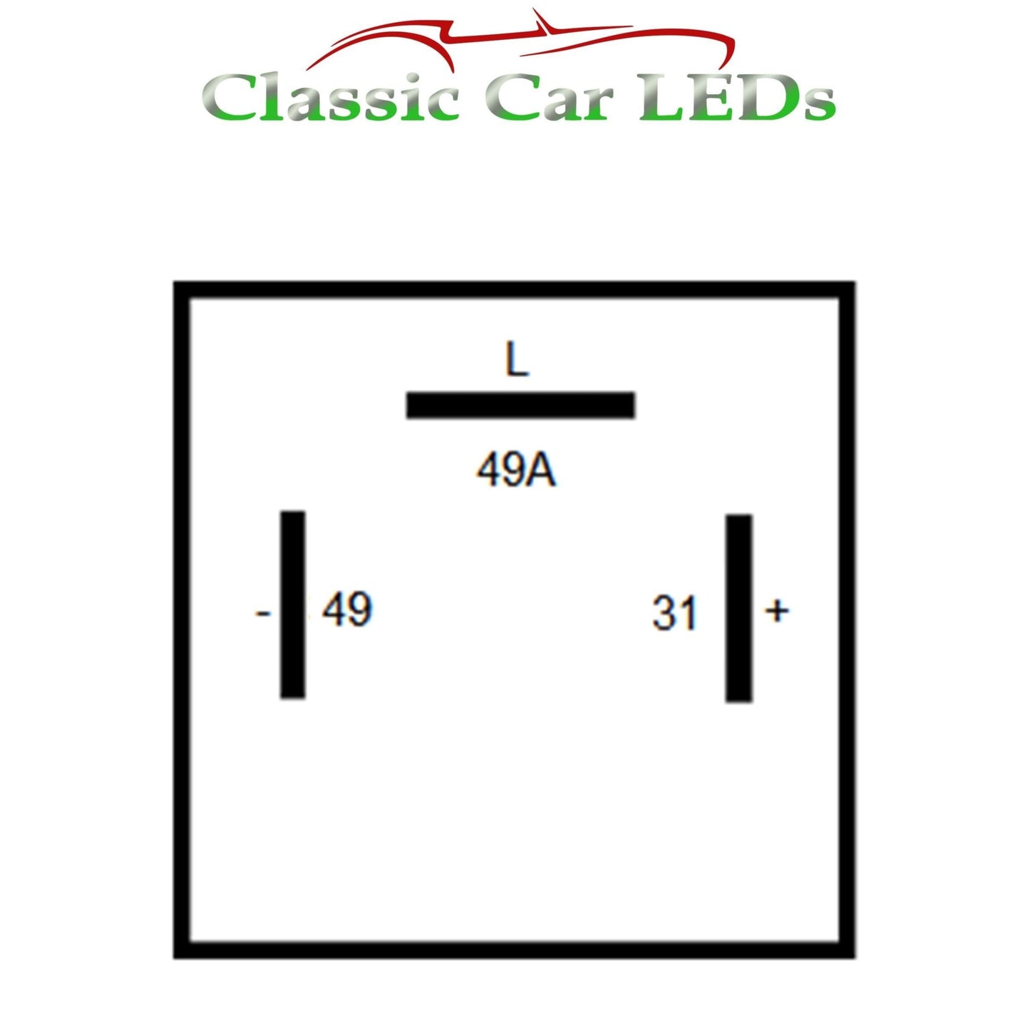 12 VOLT CF13 ELECTRONIC INDICATOR / FLASHER RELAY WITH OE CLICKING SOUND - Motorcycle / Japanese Cars