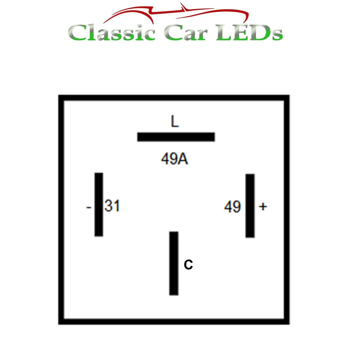 4 PIN ELECTRONIC FLASHER HAZARD RELAY LAND ROVER PORSCHE