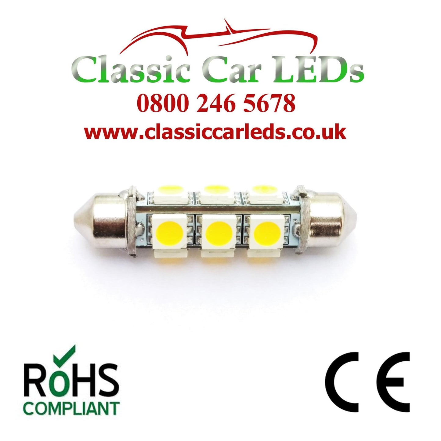 24 VOLT 42MM WARM WHITE BARREL FESTOON LED BULB LLB277 LLB260