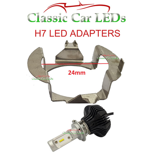 1x H7 LED Headlight Bulb Adapter Holder Mercedes E ML350 JAGUAR XFS VW TOUAREG SKODA FORD