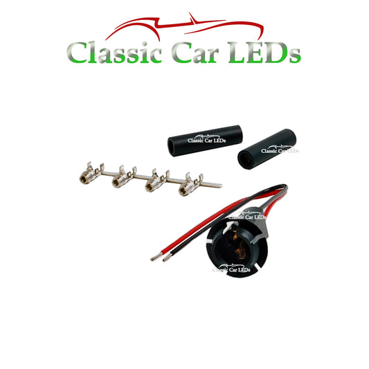1 x Pilot  / Sidelight Bulb Holder Wipac S4276 T10 W5W 501 Holder. Classic Car Motorcycle 16mm hole