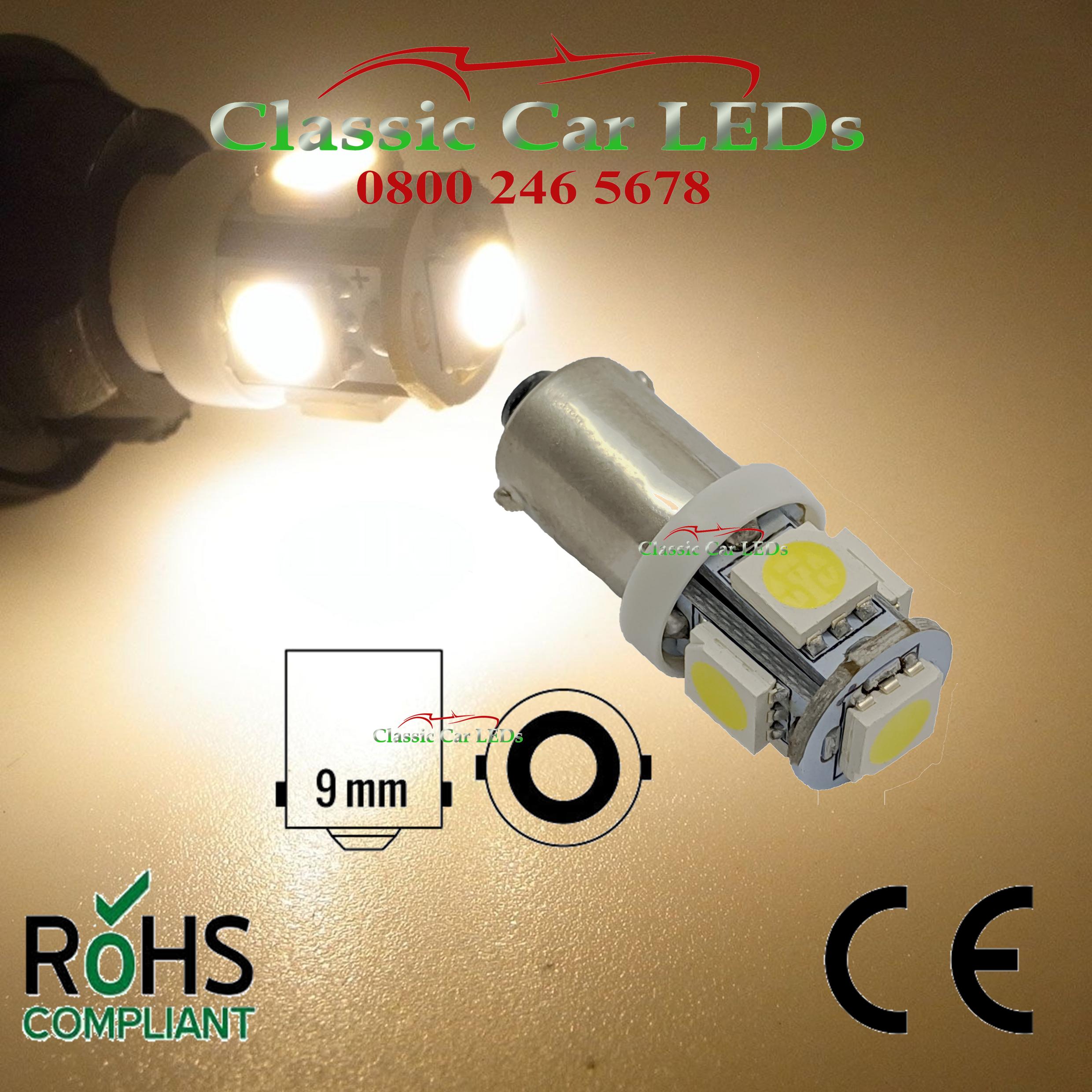 YM E-Bright 20-Pack DC 24V White BA9S 5050 5SMD Led License - Foto 10