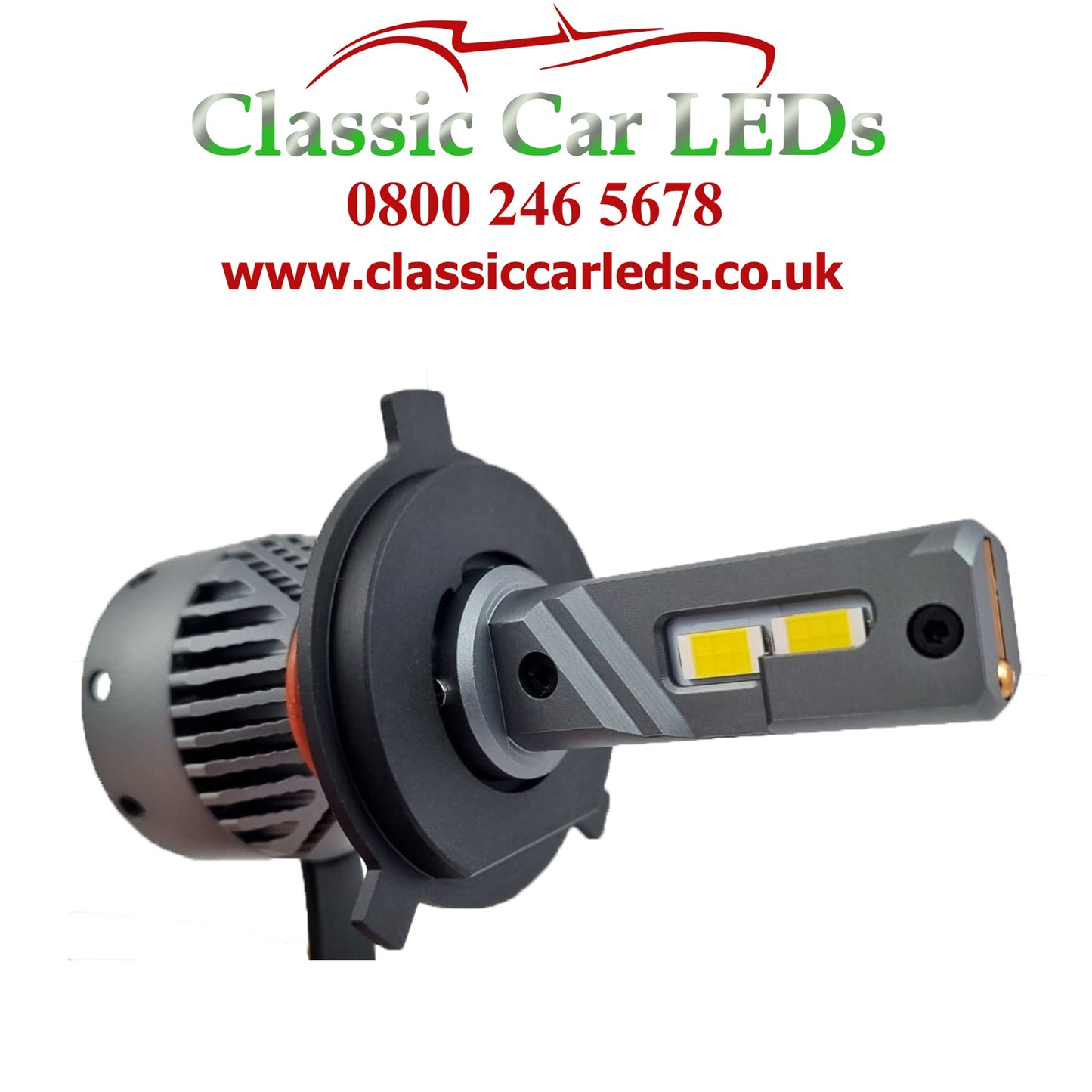 VW TRANSPORTER T5.1 T6 H4 LED UPGRADE AND WARNING CANCELLER BUNDLE