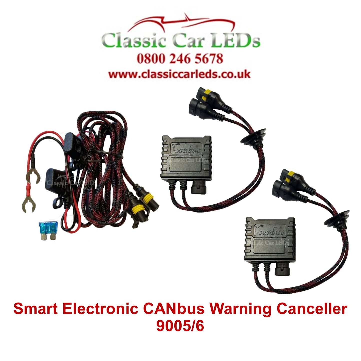 Intelligent Electronic CANbus LED and HID Headlight OBC Warning cancellers H1, H4, H7, H8, H9, H11, HB3, HB4