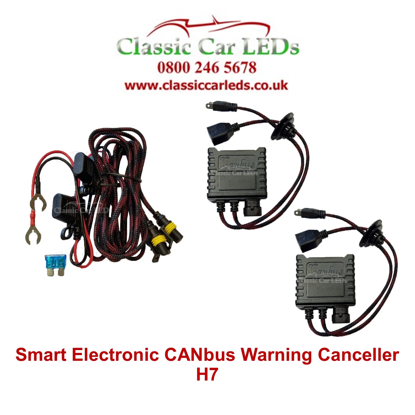 Intelligent Electronic CANbus LED and HID Headlight OBC Warning cancellers H1, H4, H7, H8, H9, H11, HB3, HB4