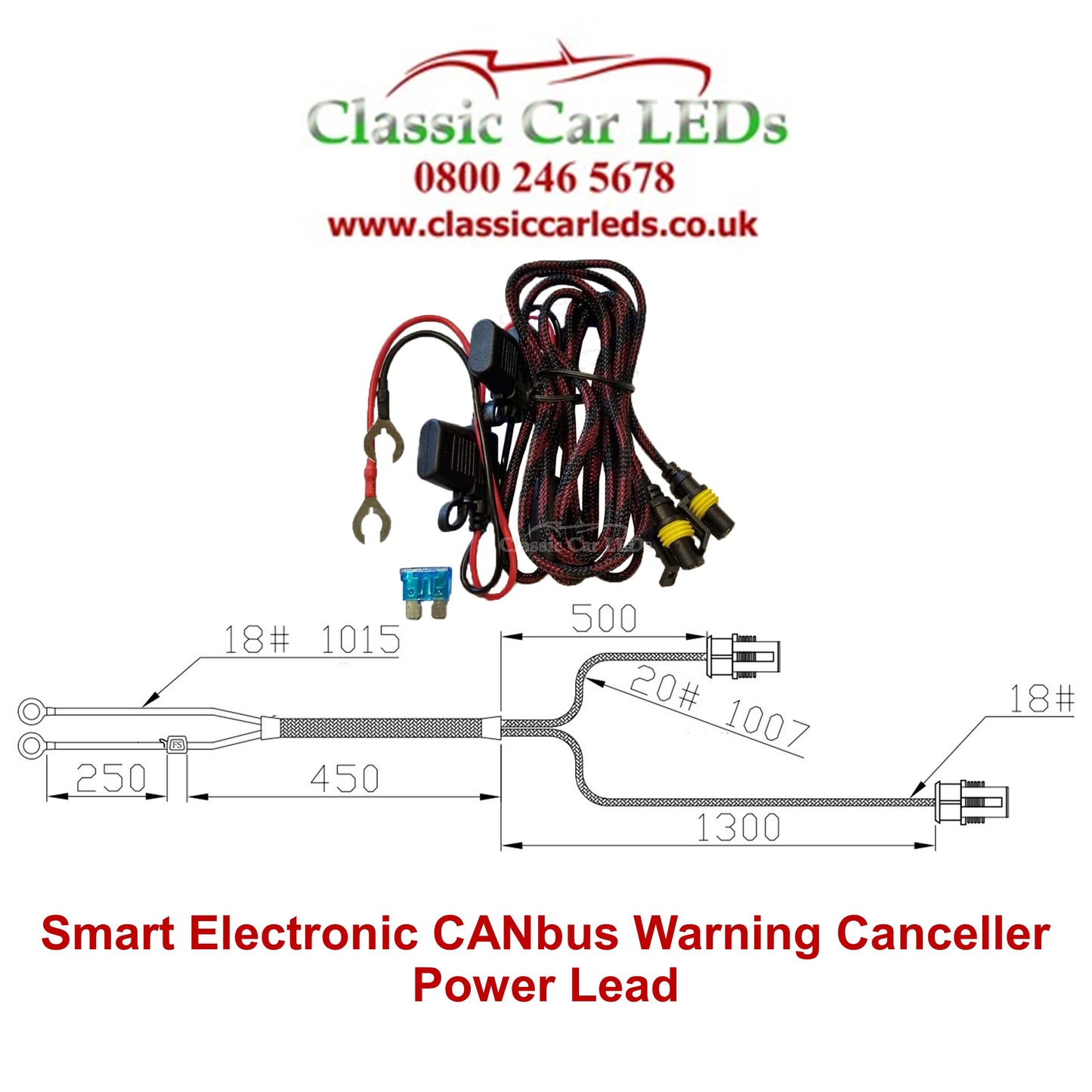 VW TRANSPORTER T5.1 T6 H4 LED UPGRADE AND WARNING CANCELLER BUNDLE