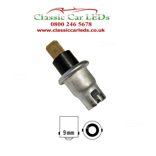 METAL BA9S BULB HOLDER SMITHS LUCAS GAUGES VDO INSTRUMENTS DASHBOARD 989 233 BA9
