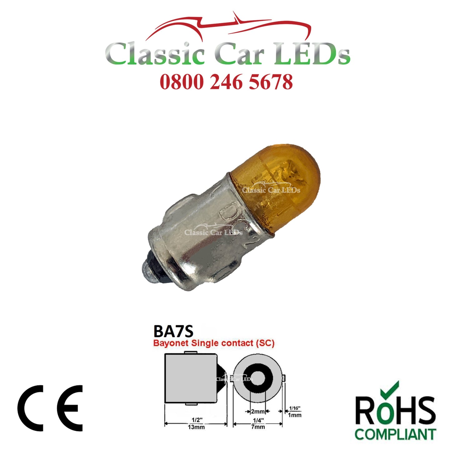 24 Volt BA7S MCC LLB283 283LED Dashboard Switch Upgrade GLB283 2692 R283 13829  HB283 BLB283 Various Colours