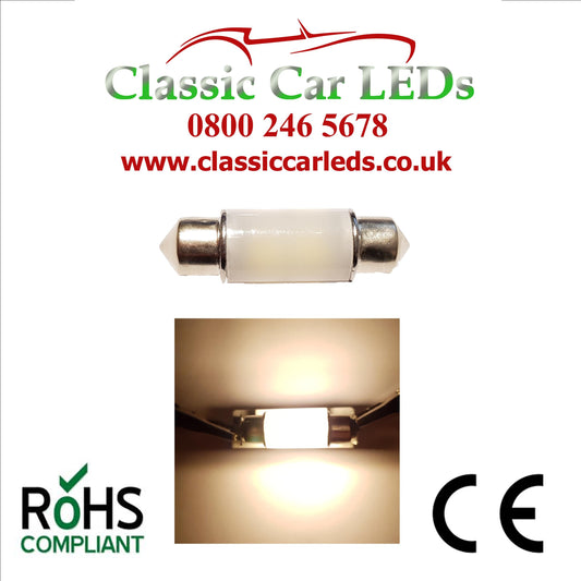 Canbus 12 VOLT FESTOON LED BULBS 35 - 37 mm LLB272 272 10W replacement