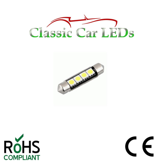 24 VOLT FESTOON LED BULBS 42 mm  Various Colours 260 GLB260 LLB260