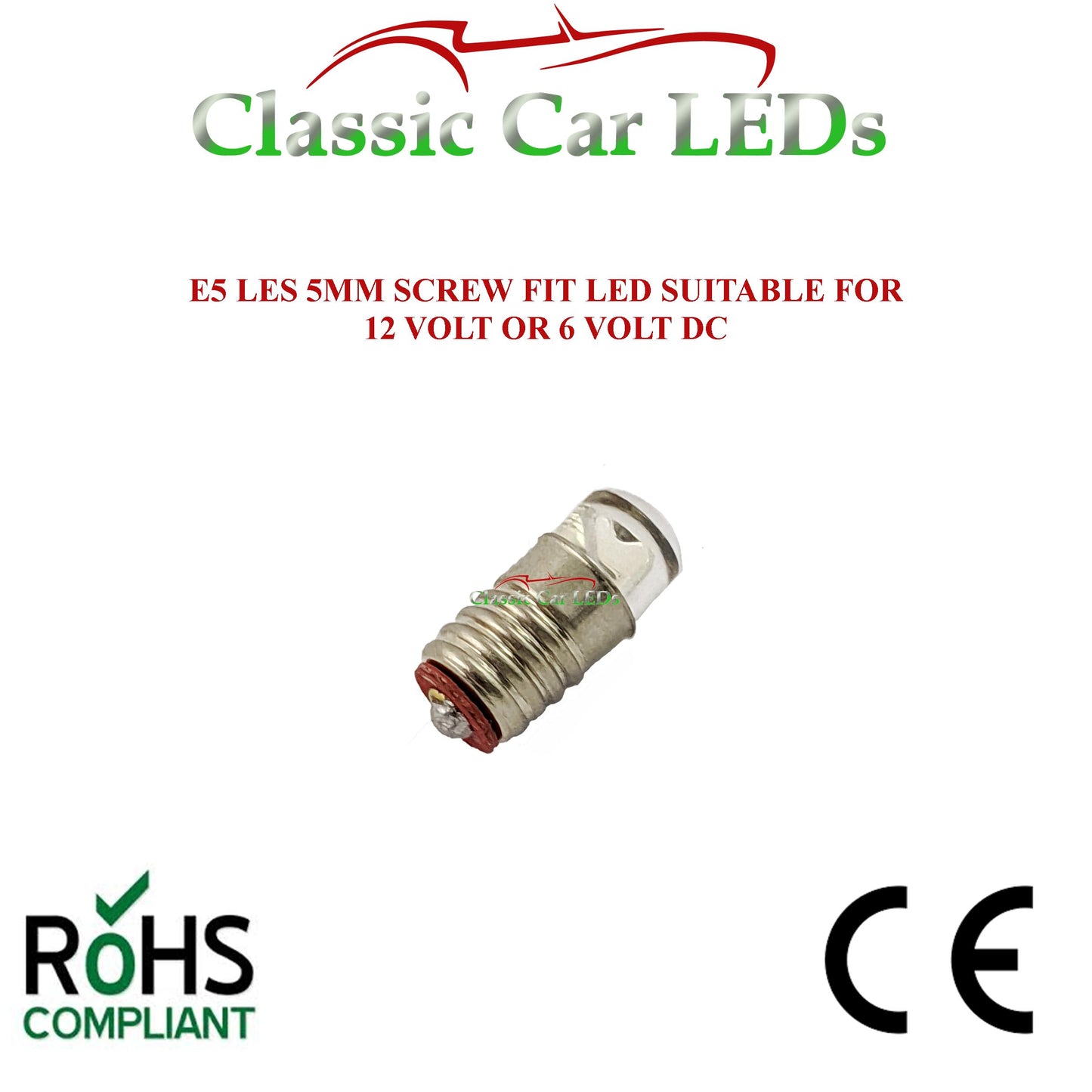GLB280 E5 LES Lilliput Green Indicator Stalk LED Bulb 280 LLB280