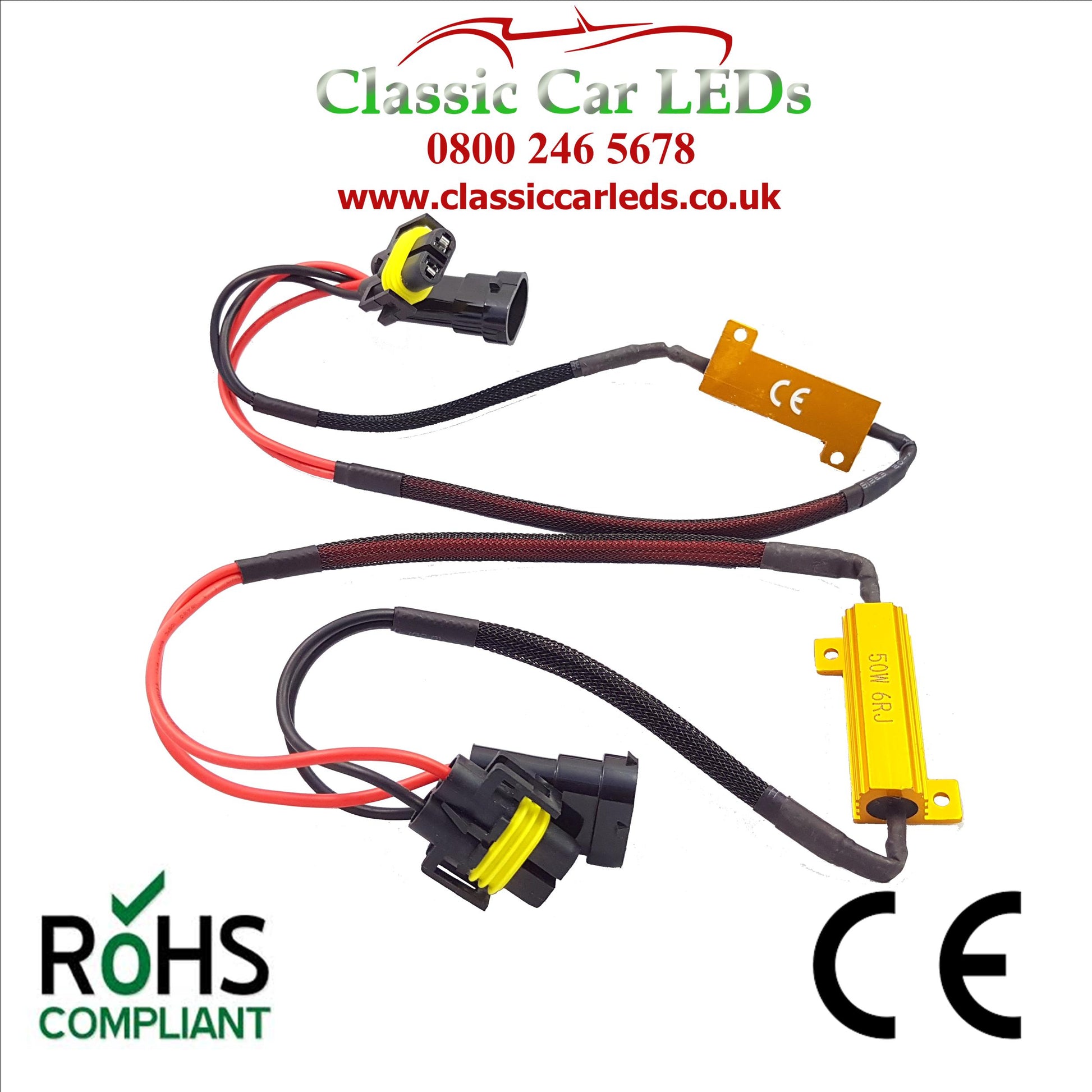 Resistor for LED Car bulbs H8, H11 (6 ohm resistance