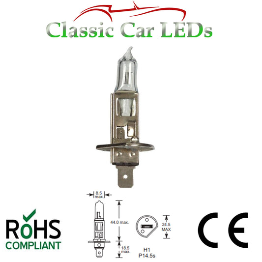 H6W 434 BAX9S 200 Lumen CanBus Error Free Sidelight Reverse LED Bulb White  – Classic Car LEDs Ltd