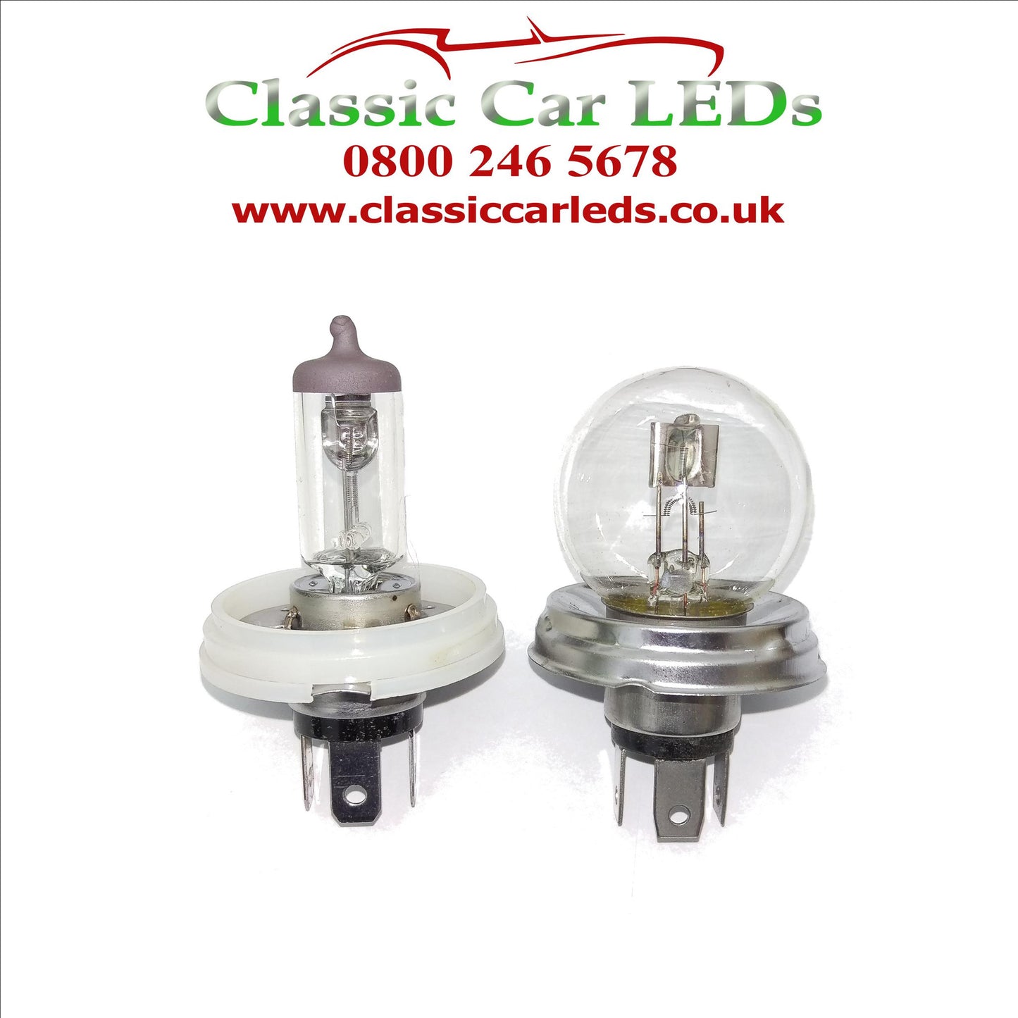 P45T R2 H5 HB12 410 to P43T H4 BULB ADAPTER