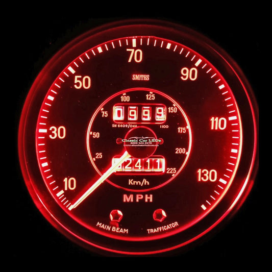 GLB987 E10MES High Power LED Red Bulb Dashboard / Gauge  / Interior Lighting