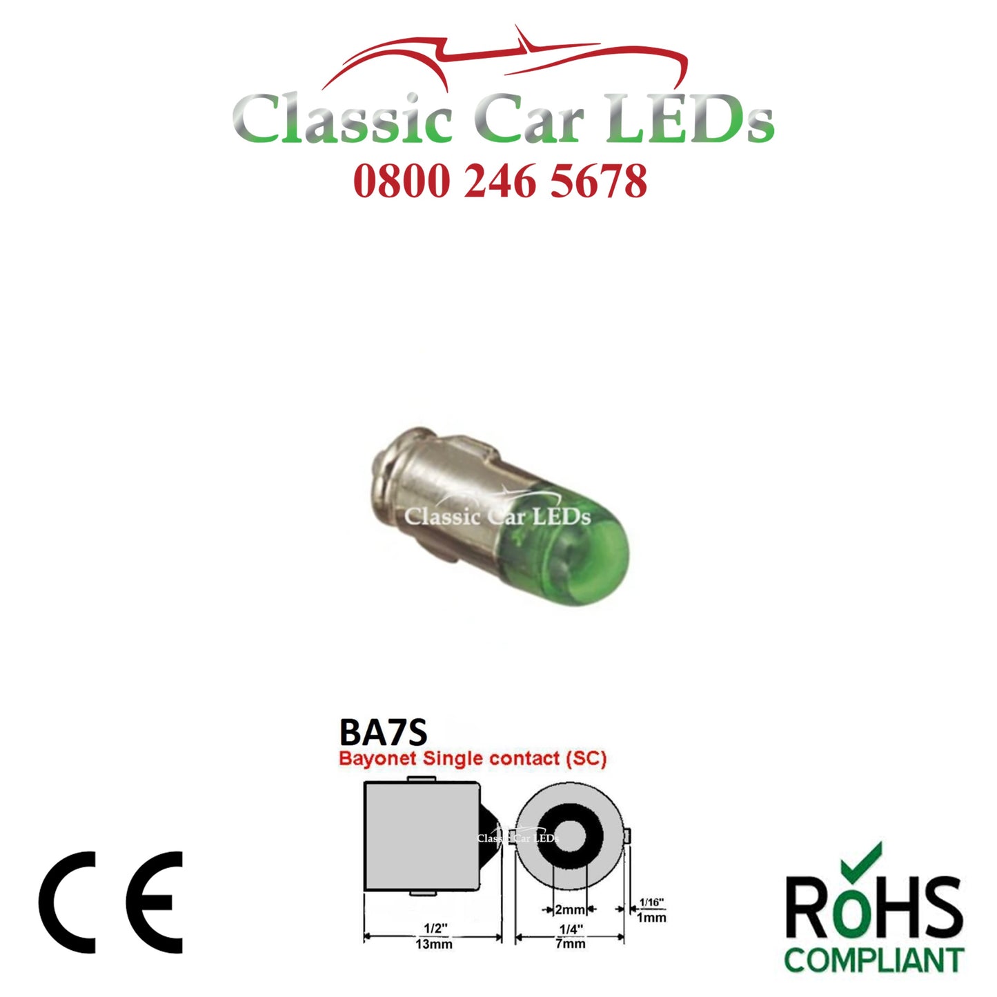 24 Volt BA7S MCC LLB283 283LED Dashboard Switch Upgrade GLB283 2692 R283 13829  HB283 BLB283 Various Colours