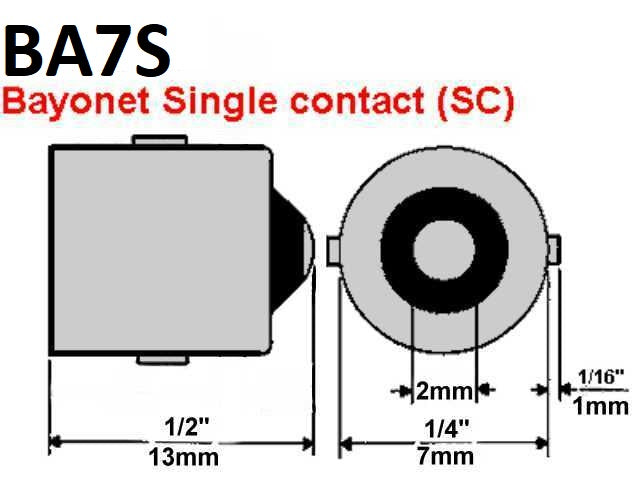 24 Volt BA7S MCC LLB283 283LED Dashboard Switch Upgrade GLB283 2692 R283 13829  HB283 BLB283 Various Colours