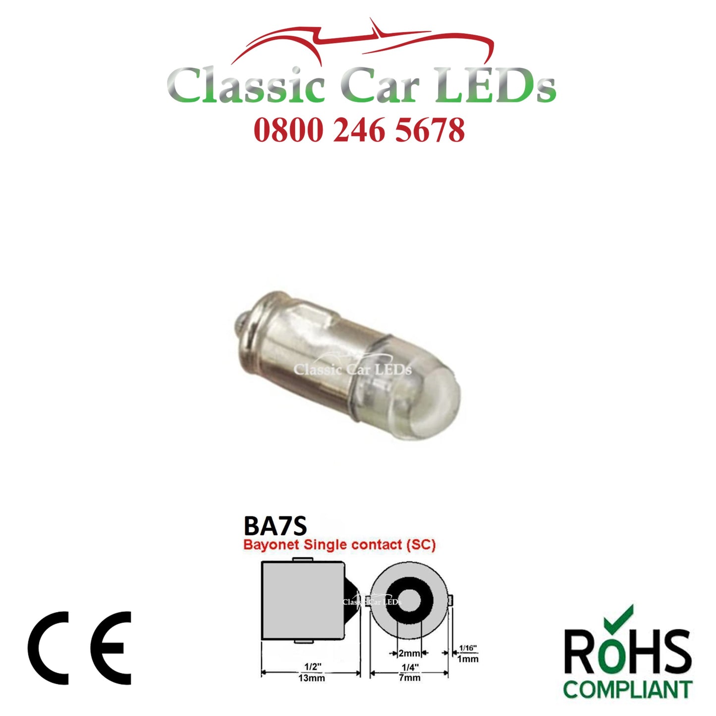 24 Volt BA7S MCC LLB283 283LED Dashboard Switch Upgrade GLB283 2692 R283 13829  HB283 BLB283 Various Colours