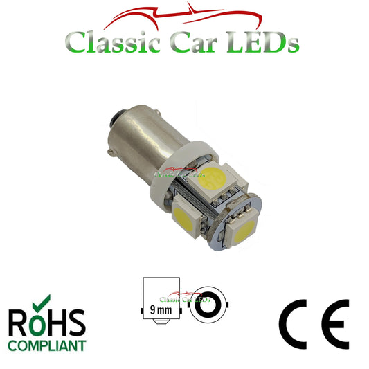 24V BA9S CLASSIC COMMERCIAL VEHICLE LED BULB 249 227 651 865 867 NO POLARITY