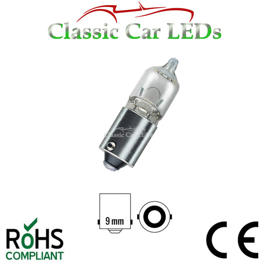 12V BA9S 20W 433 H21W ANGEL EYE, BRAKE, INDICATOR, REVERSE, REAR FOG LAMP BULB