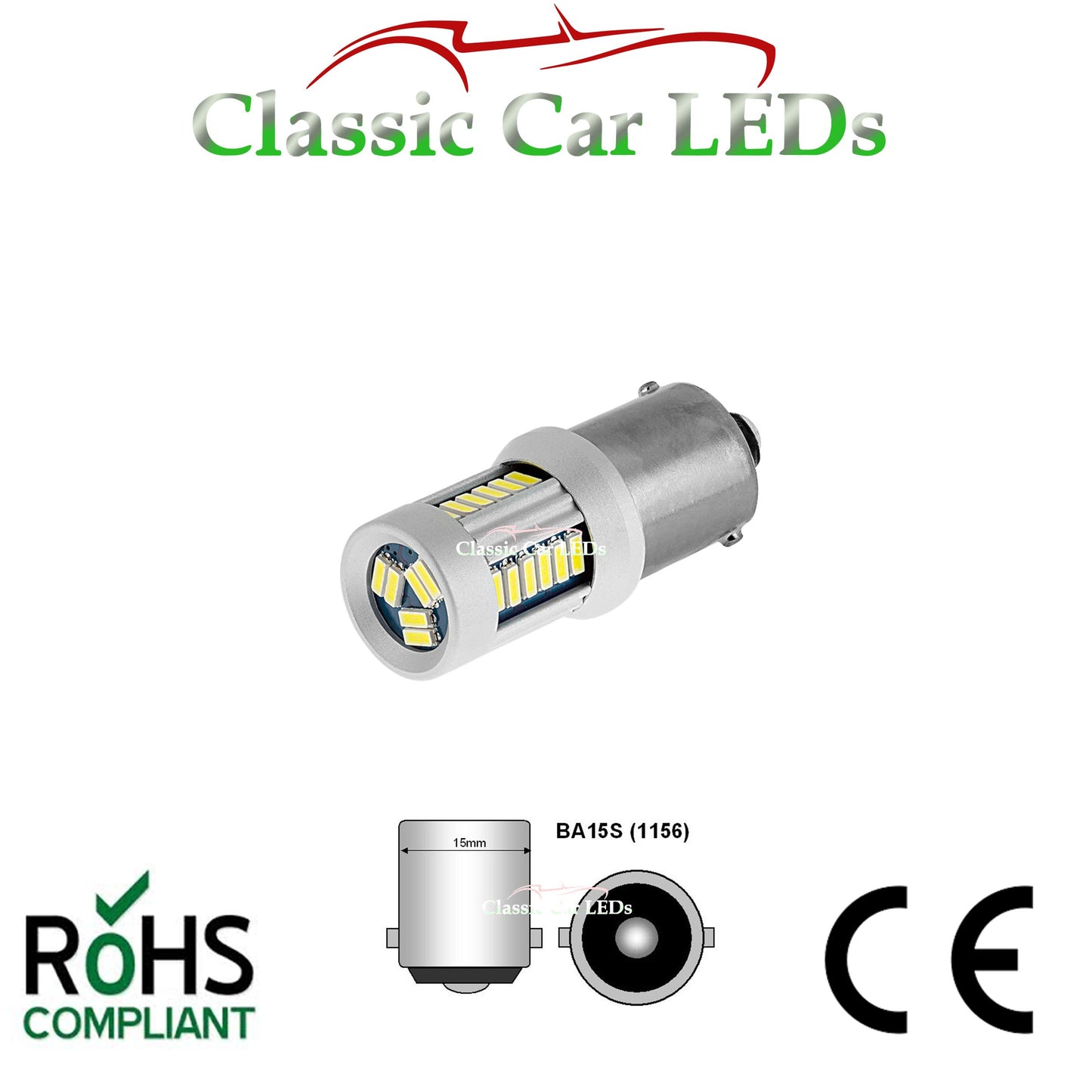 24V BA15S 21W LED GLB241 BULB CLASSIC COMMERCIAL VEHICLE P21W